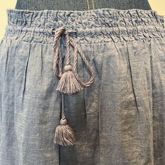 J Crew Zafrina Embroidered Chambray Skirt size small - Picture 3 of 6